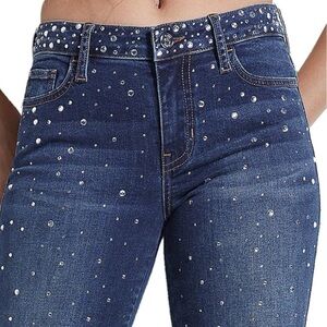 GUESS Drea Rhinestone Sexy Curve Jeans
Perfect for Holiday Parties!